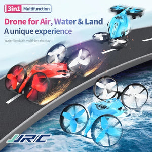 (Water, Land & Air) 3in1 Multifunction Drone/Plane, Boat & Car