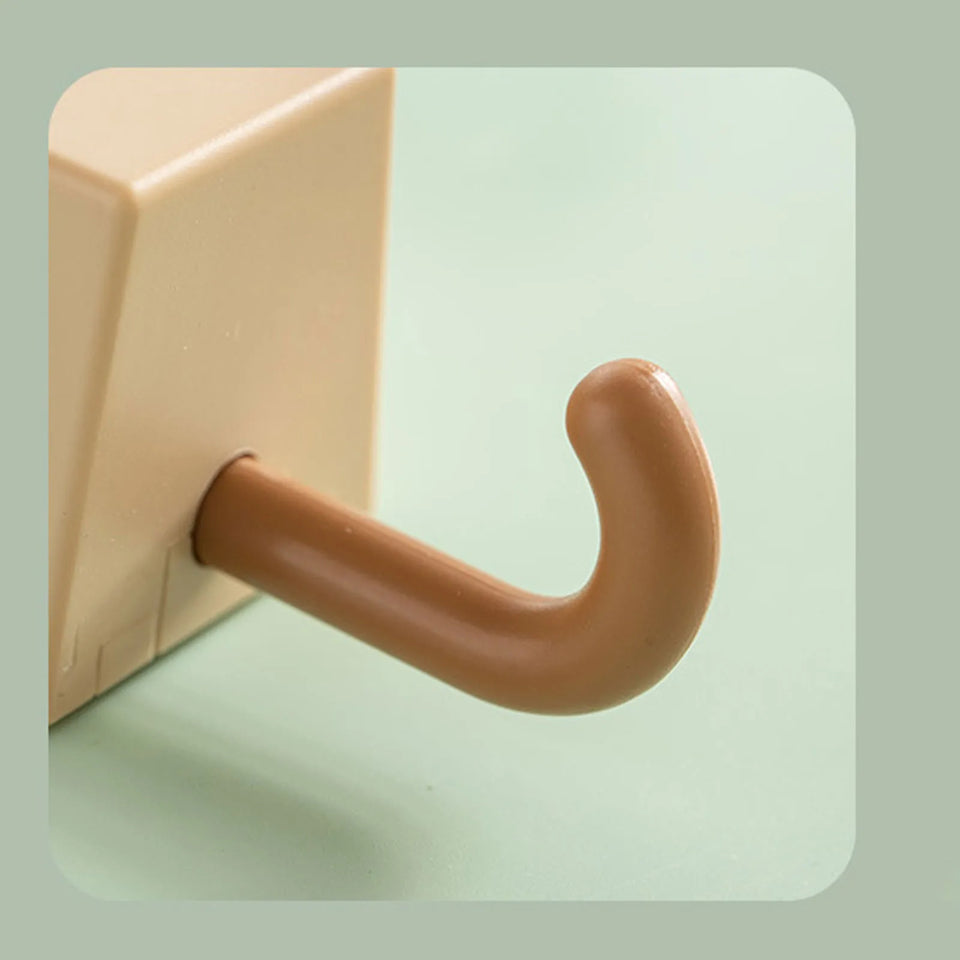 "WhiskerWonder Adhesive Coat Hook: Your Daily Dose of Charm and Functionality"
