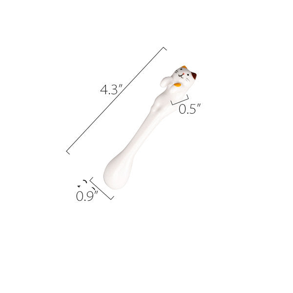 Kawaii Ceramic Cat Paw Spoon