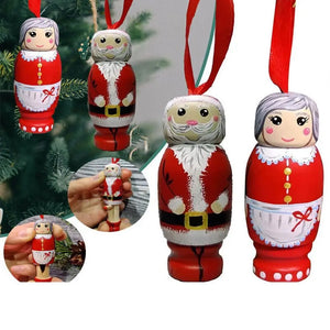 Bad Santa Xmas Ornament