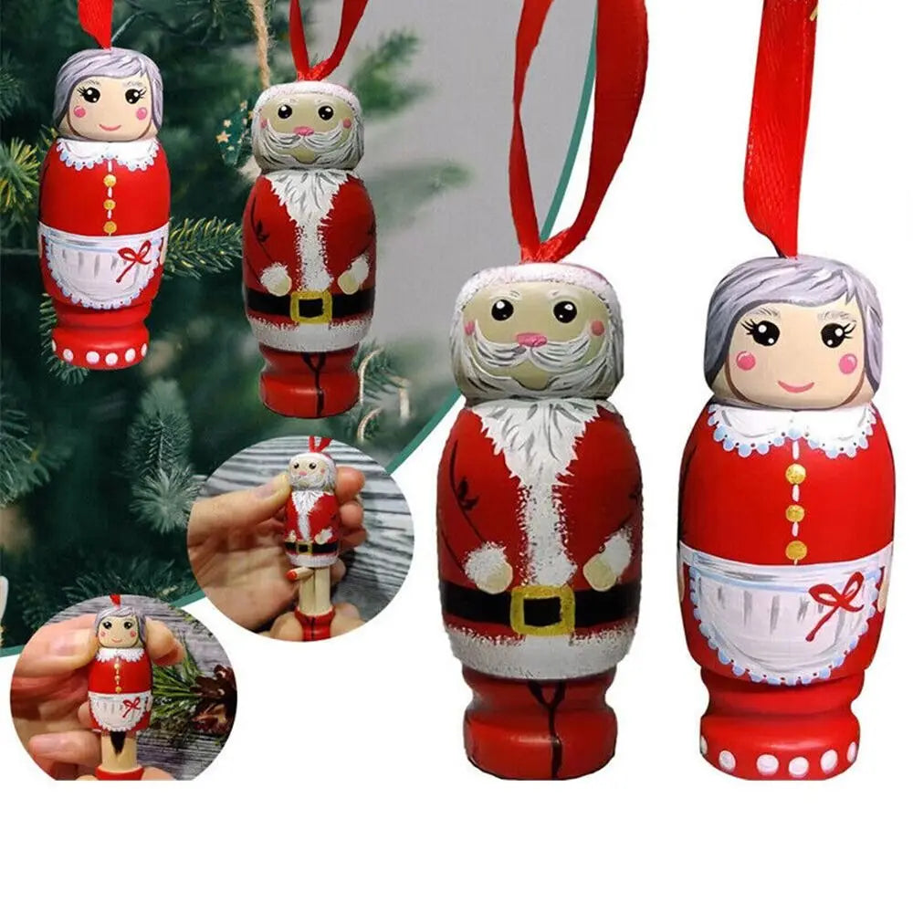 Bad Santa Xmas Ornament