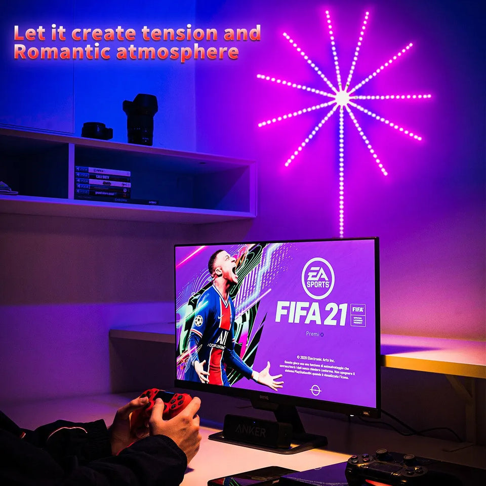 Reacting LED Lights