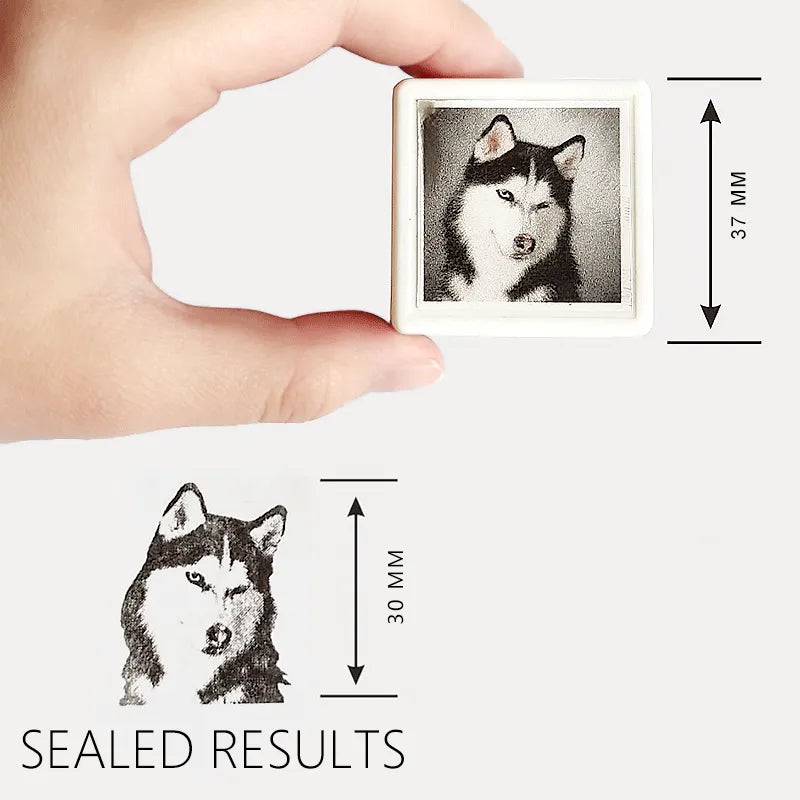 Cuztomized Pet Portrait Stamp