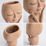 ELEGANT NORDIC LADY PLANTER