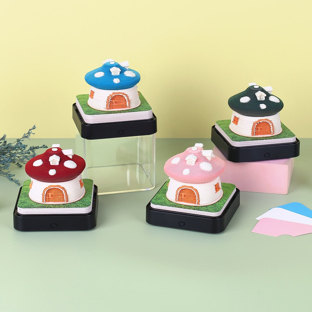 Mushroom House Calendar 2024 (with Lights)