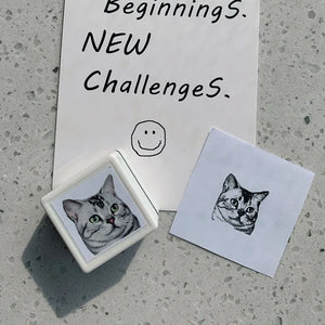 Cuztomized Pet Portrait Stamp