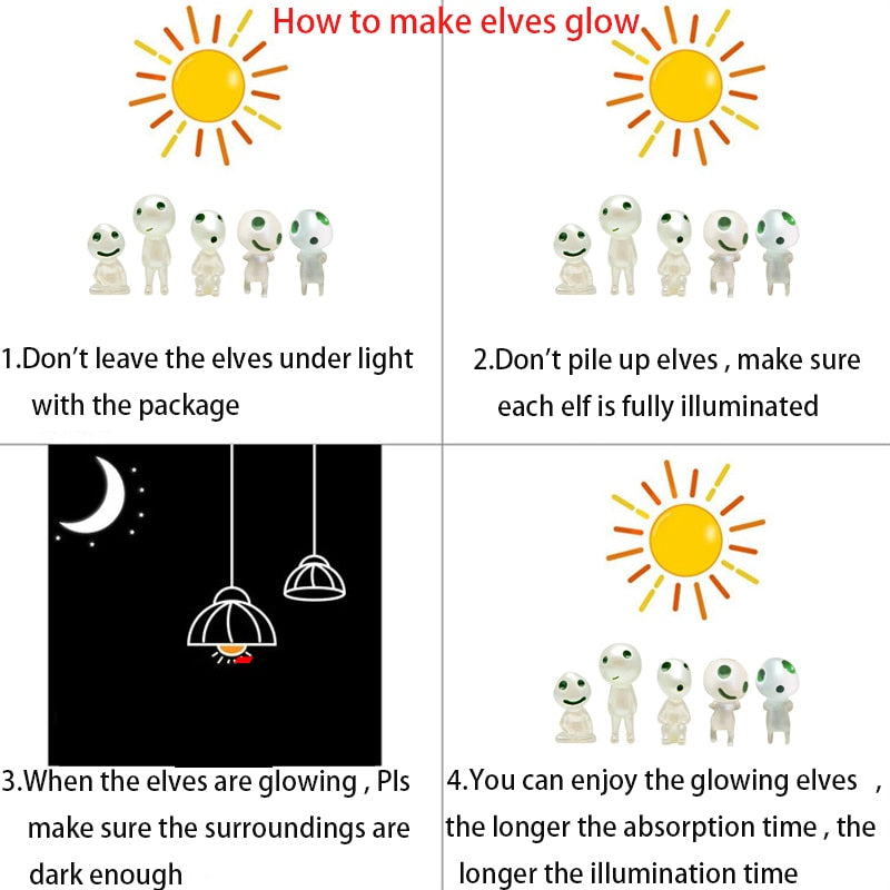 LUMINOUS TREE SPIRITS FIGURES DECOR (10 PCS OR 20 PCS PER PACK)