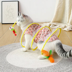 Folding Cat Tunnel Toy