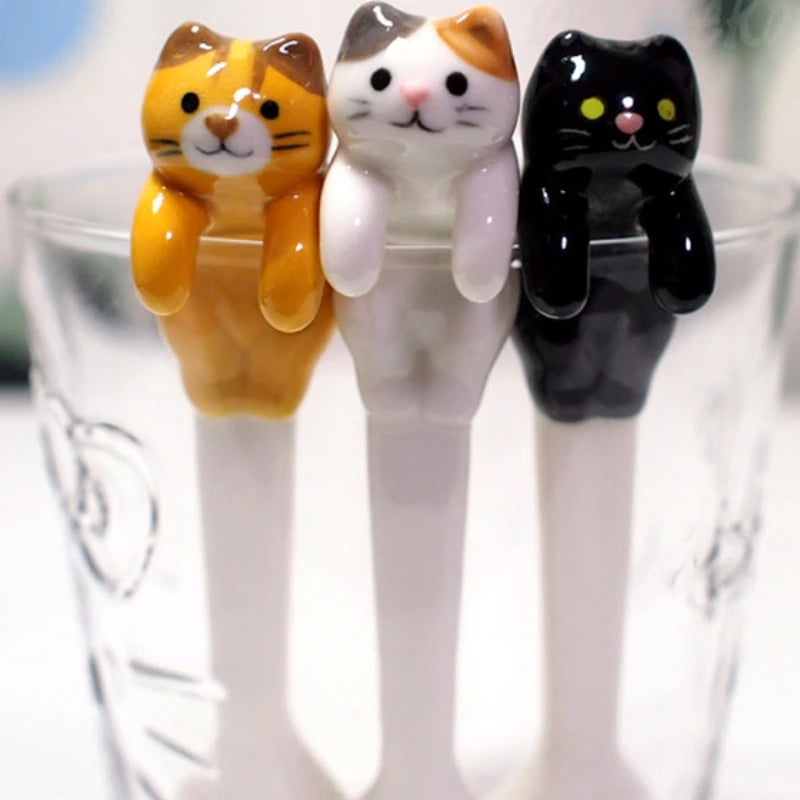 Kawaii Ceramic Cat Paw Spoon