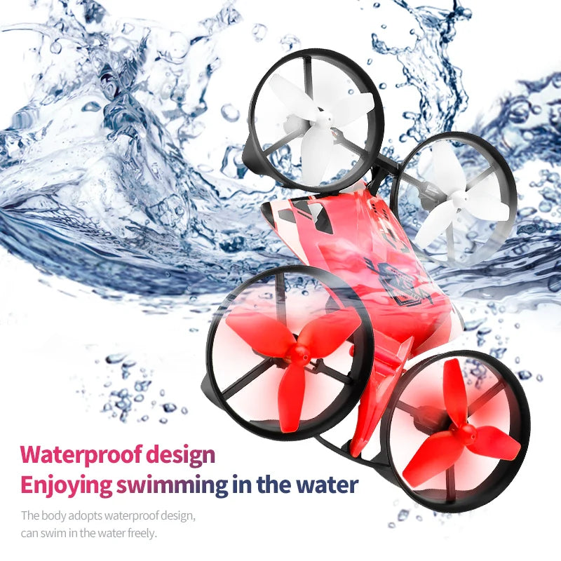 (Water, Land & Air) 3in1 Multifunction Drone/Plane, Boat & Car
