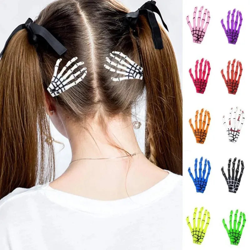 Skeleton Hair Claws Clips (2 PCS)