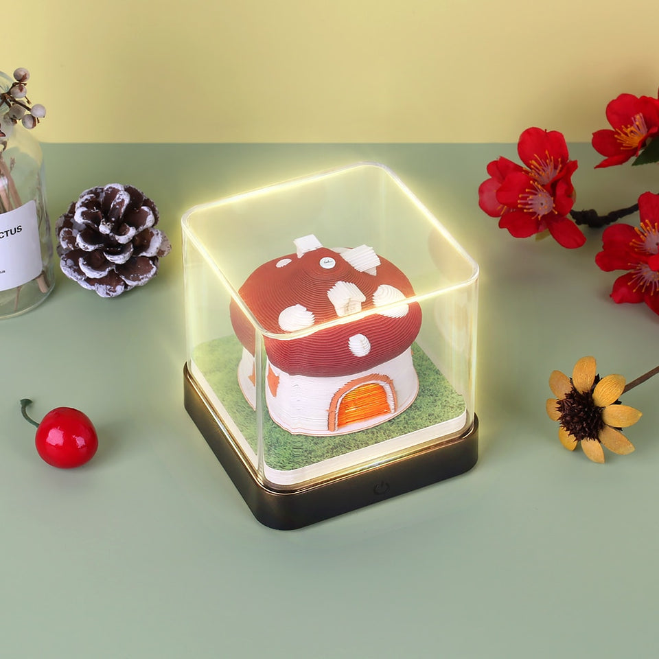 Mushroom House Calendar 2024 (with Lights)