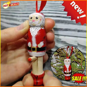 Bad Santa Xmas Ornament