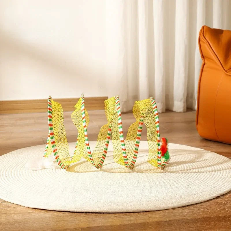 Folding Cat Tunnel Toy