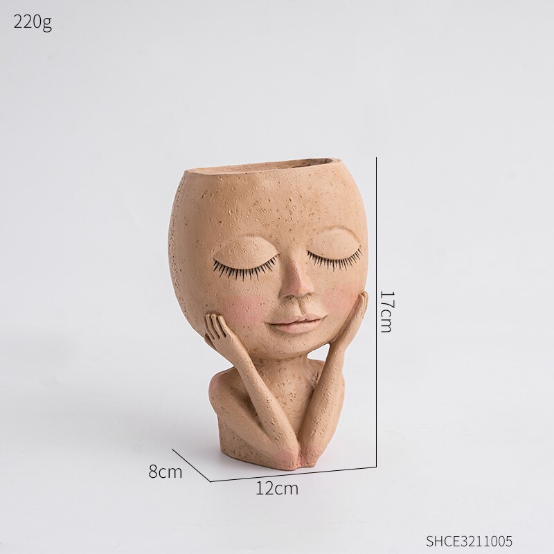 ELEGANT NORDIC LADY PLANTER