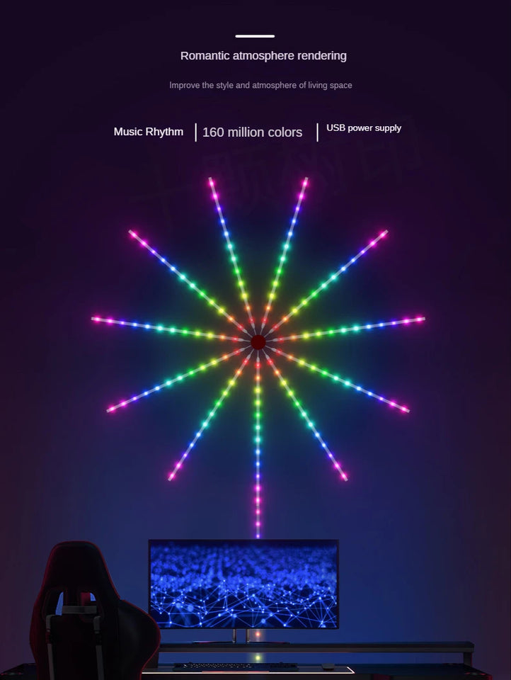 Reacting LED Lights