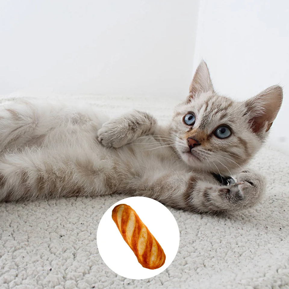Baguette Shaped Chewing Toy