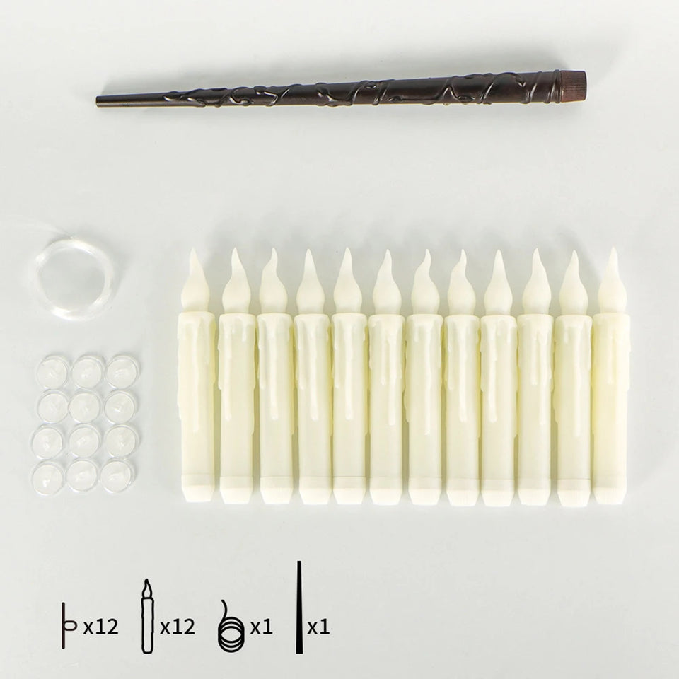 Floating Candles with Wand Remote 12 candles