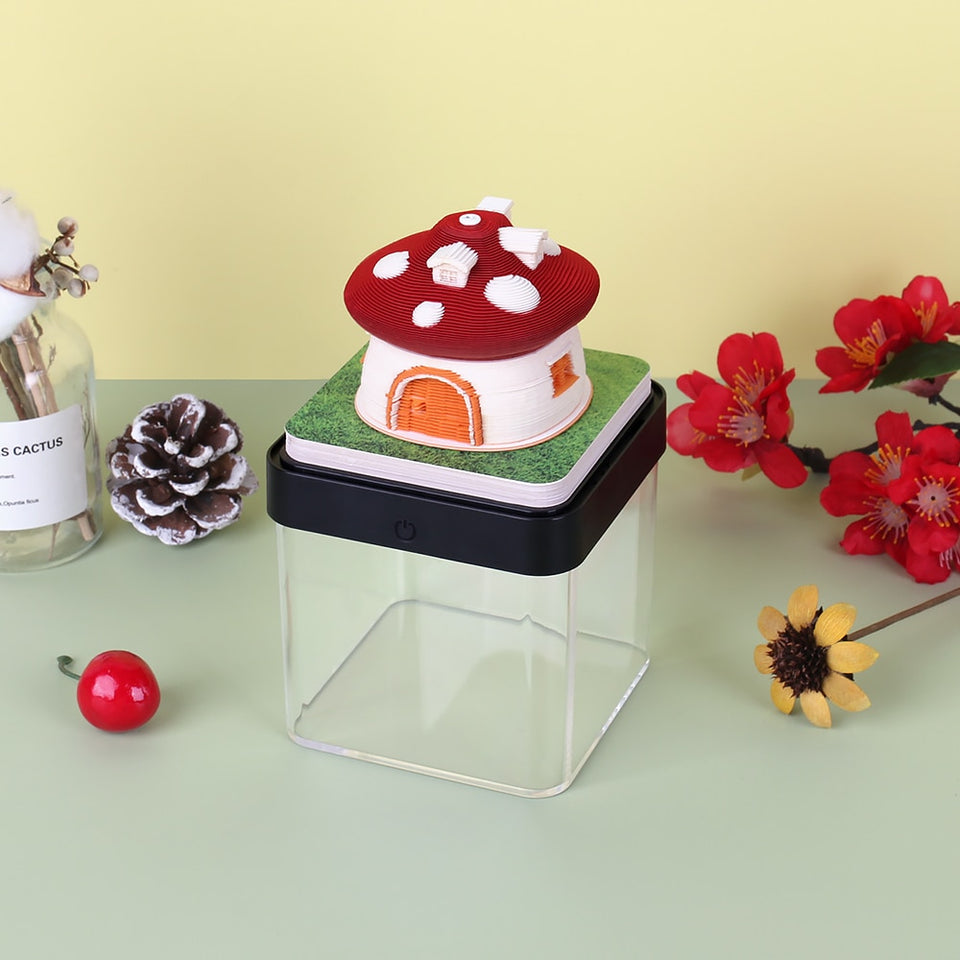 Mushroom House Calendar 2024 (with Lights)
