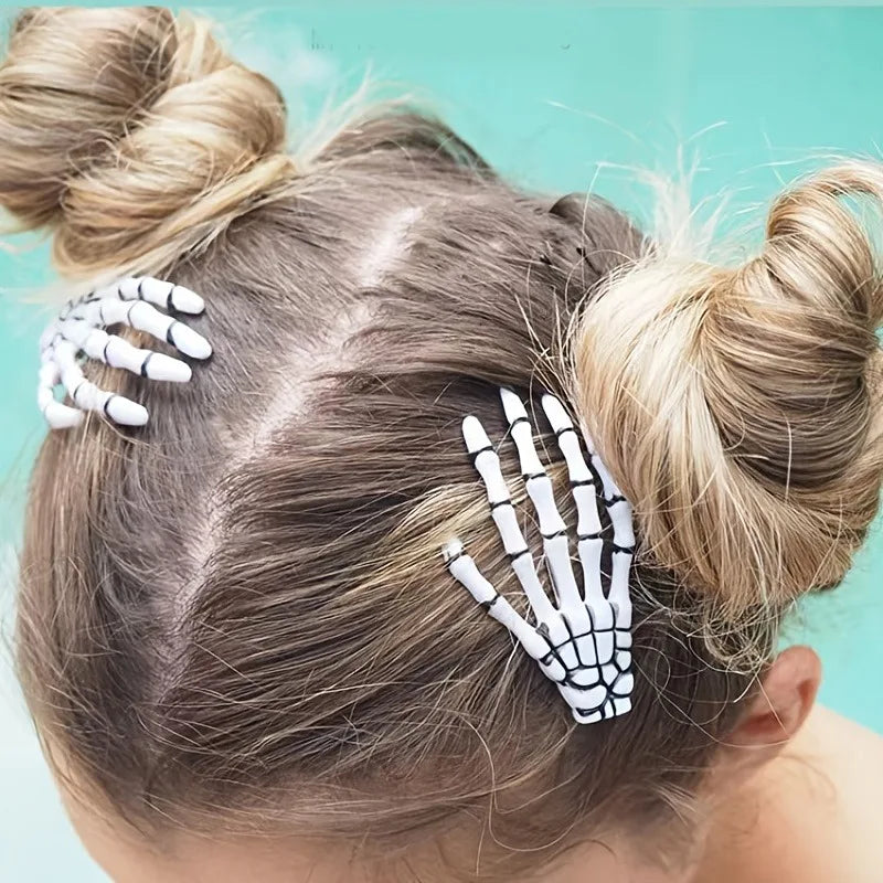Skeleton Hair Claws Clips (2 PCS)