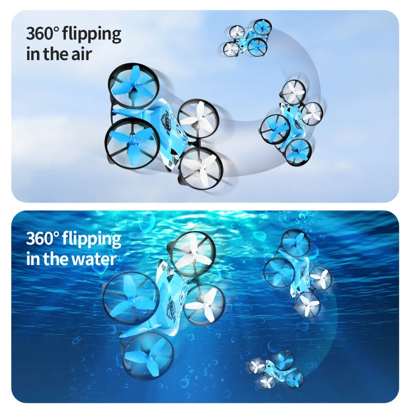 (Water, Land & Air) 3in1 Multifunction Drone/Plane, Boat & Car
