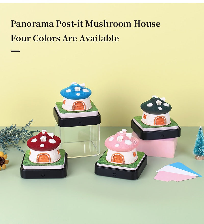 Mushroom House Calendar 2024 (with Lights)