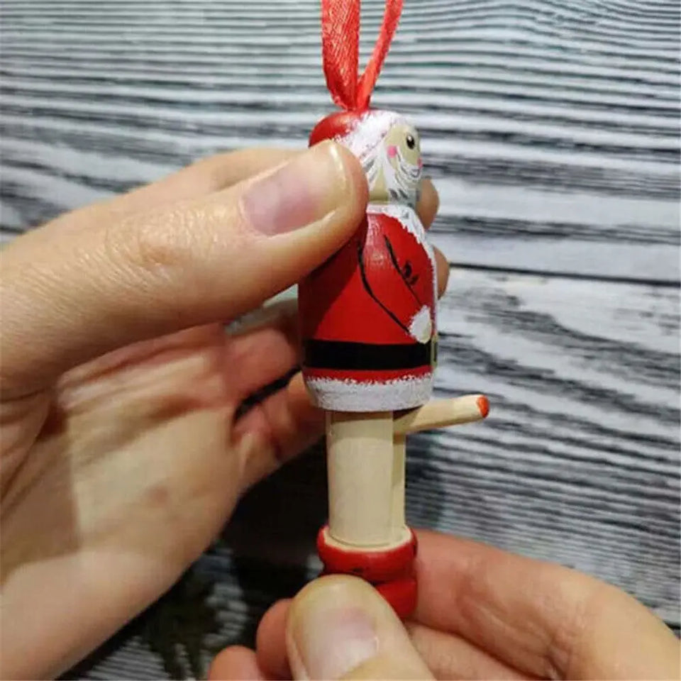 Bad Santa Xmas Ornament