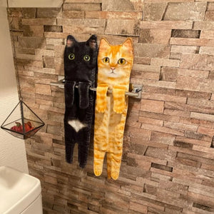 WhiskerWrap: The Cozy Cat-Shaped Towel