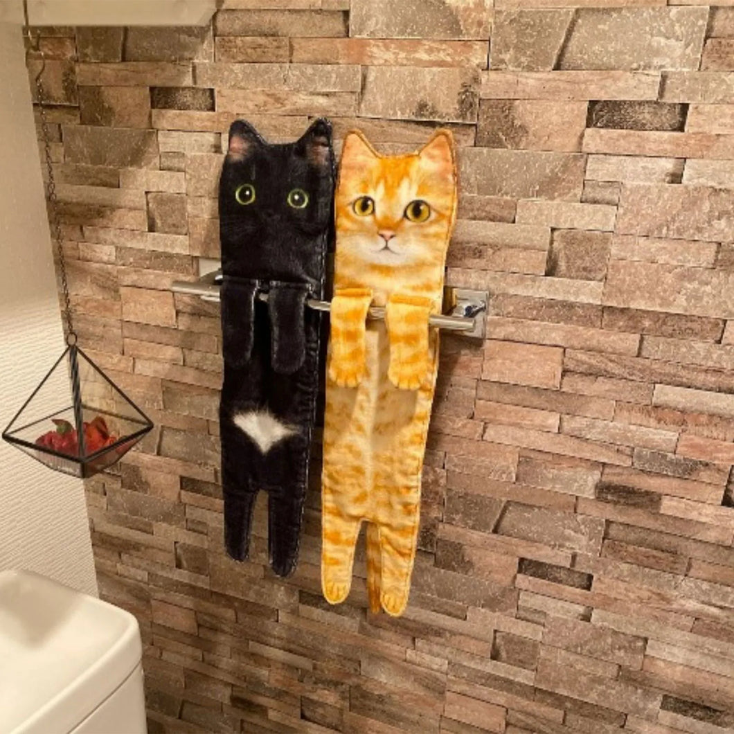WhiskerWrap: The Cozy Cat-Shaped Towel
