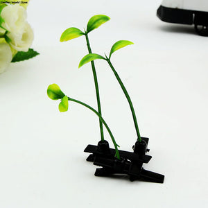 4/8/12PCS GREEN LEAF HAIR CLIPS