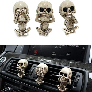 Bone Skull Car Aromatherapy Diffuser (3PCS)