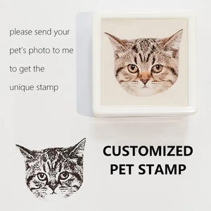 Cuztomized Pet Portrait Stamp