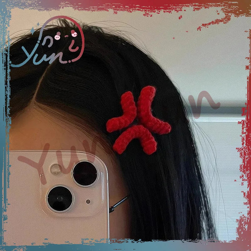 Angry Hairpin Clip