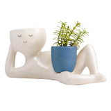 Funny Planter Pots with Drainage Hole