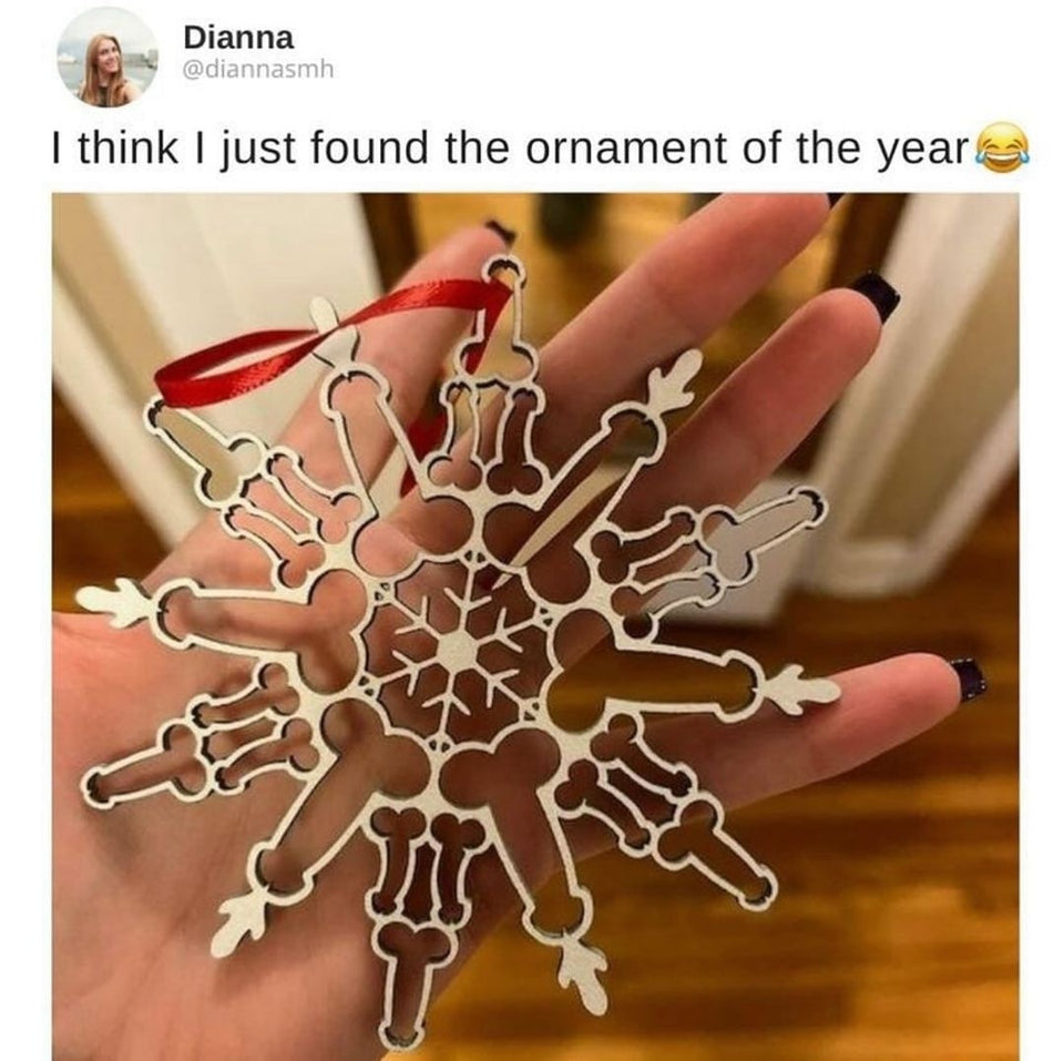 Funny Snowflake Ornament (Buy 2 Get 1 FREE)