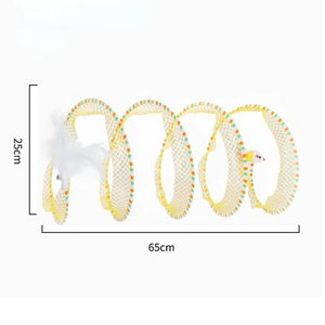 Folding Cat Tunnel Toy