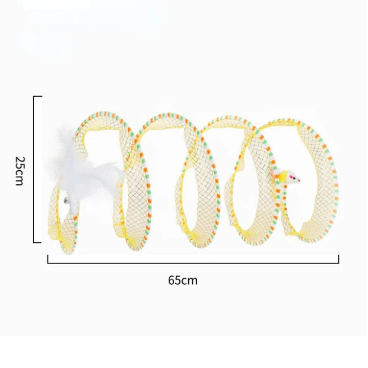 Folding Cat Tunnel Toy